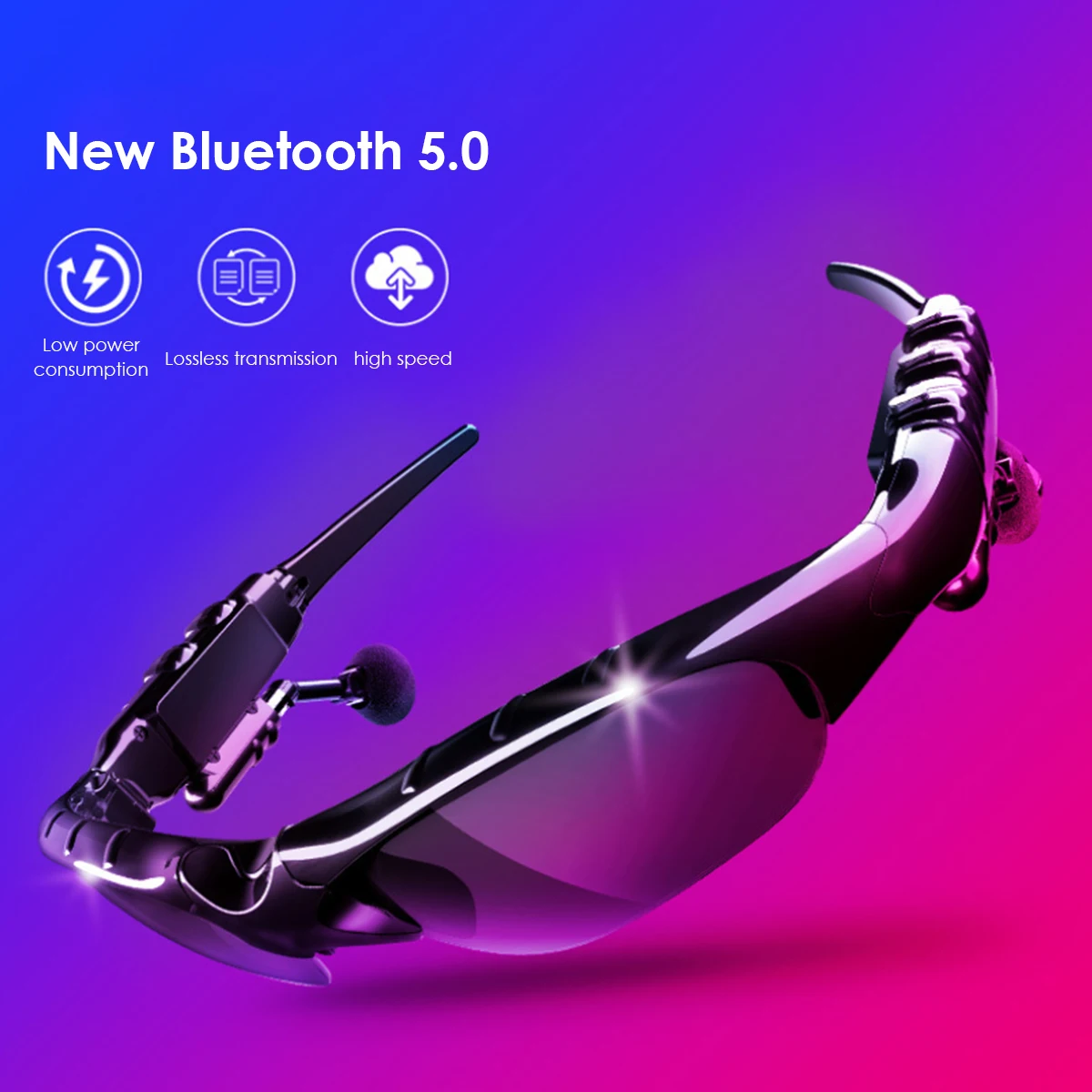Āra Sporta Stereo Bluetooth Bezvadu Sporta Stereo Bluetooth Bezvadu Vīriešu Braukšanas Saulesbrilles Telefona Riteņbraukšana Austiņas