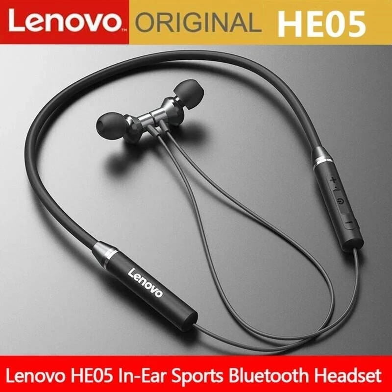 Lenovo HE05 Bluetooth Austiņas Bezvadu Earbuds Magnētisko Neckband Austiņas Ūdensizturīgs Sporta Austiņas ar Trokšņa Slāpēšanas Mikrofons