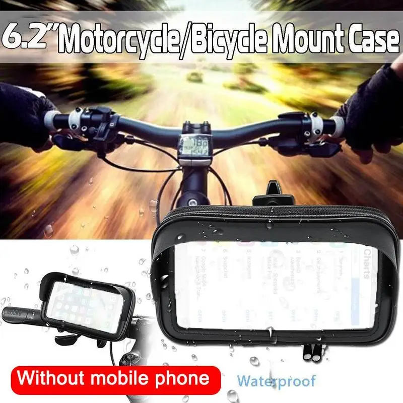 Velosipēdu, Motociklu Tālruņa Turētājs Mobilo Stendu Atbalsta iPhone Ūdensizturīgs 6 Turētājs GPS Soma 7 6S Movil Velosipēdu Plus Moto Sopor F3Y2