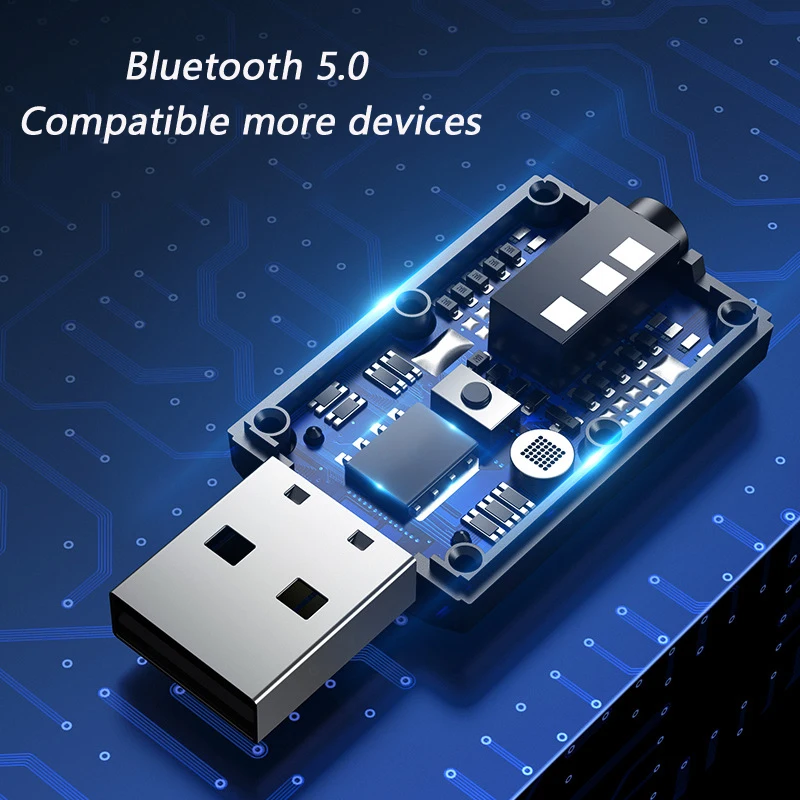USB Bluetooth Adapteris 5.0 4 in 1-Bezvadu Audio Raidītājs Uztvērējs TV PC Speaker Klēpjdatoru Mājas Stereo Auto Audio Adapteri