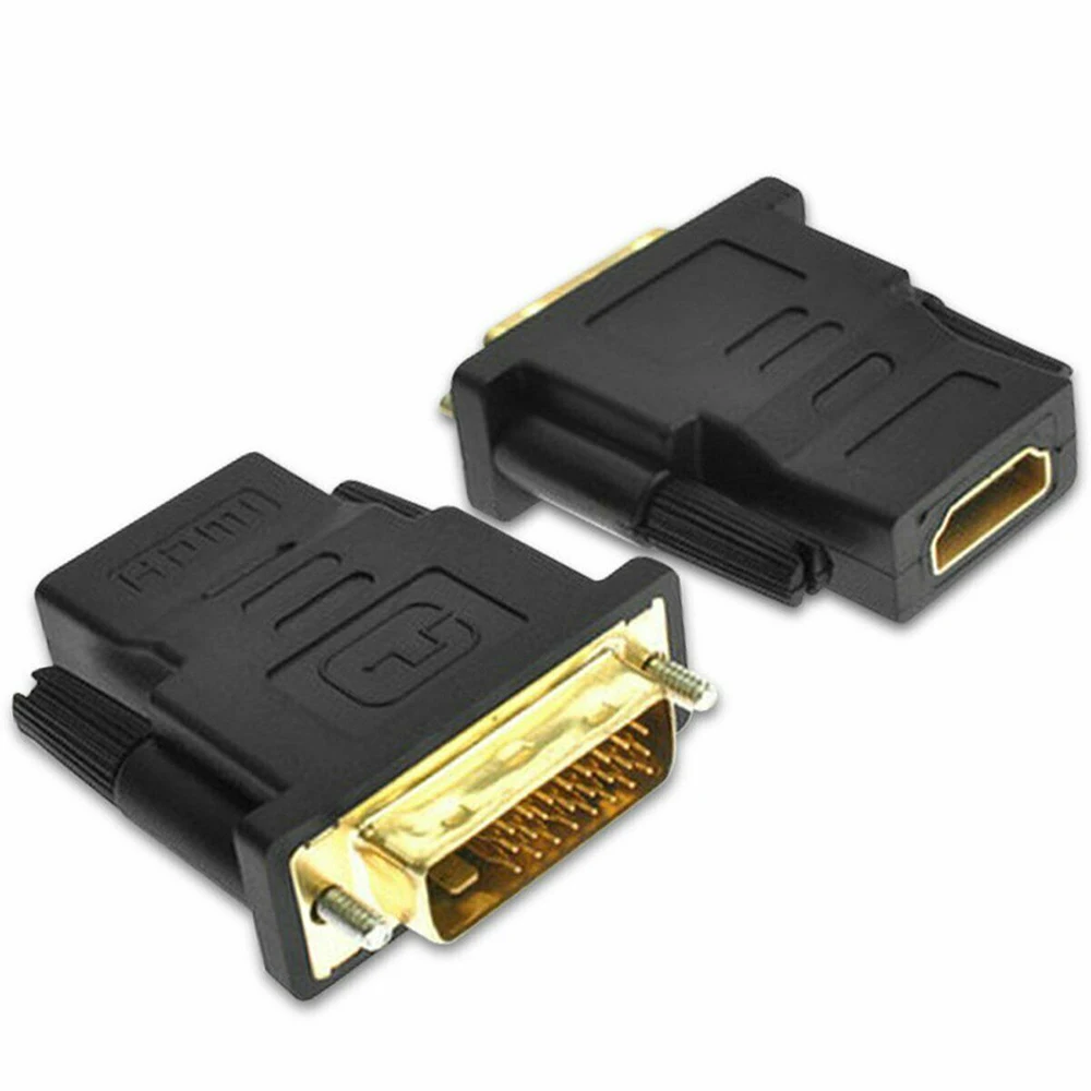 DVI 24+1, Lai Adapteri Kabeļi Pārklājumu Plug Sieviešu un Vīriešu HDMI-savietojams Ar DVI Kabeli Converter 1080P HDTV Monitoru, Projektoru
