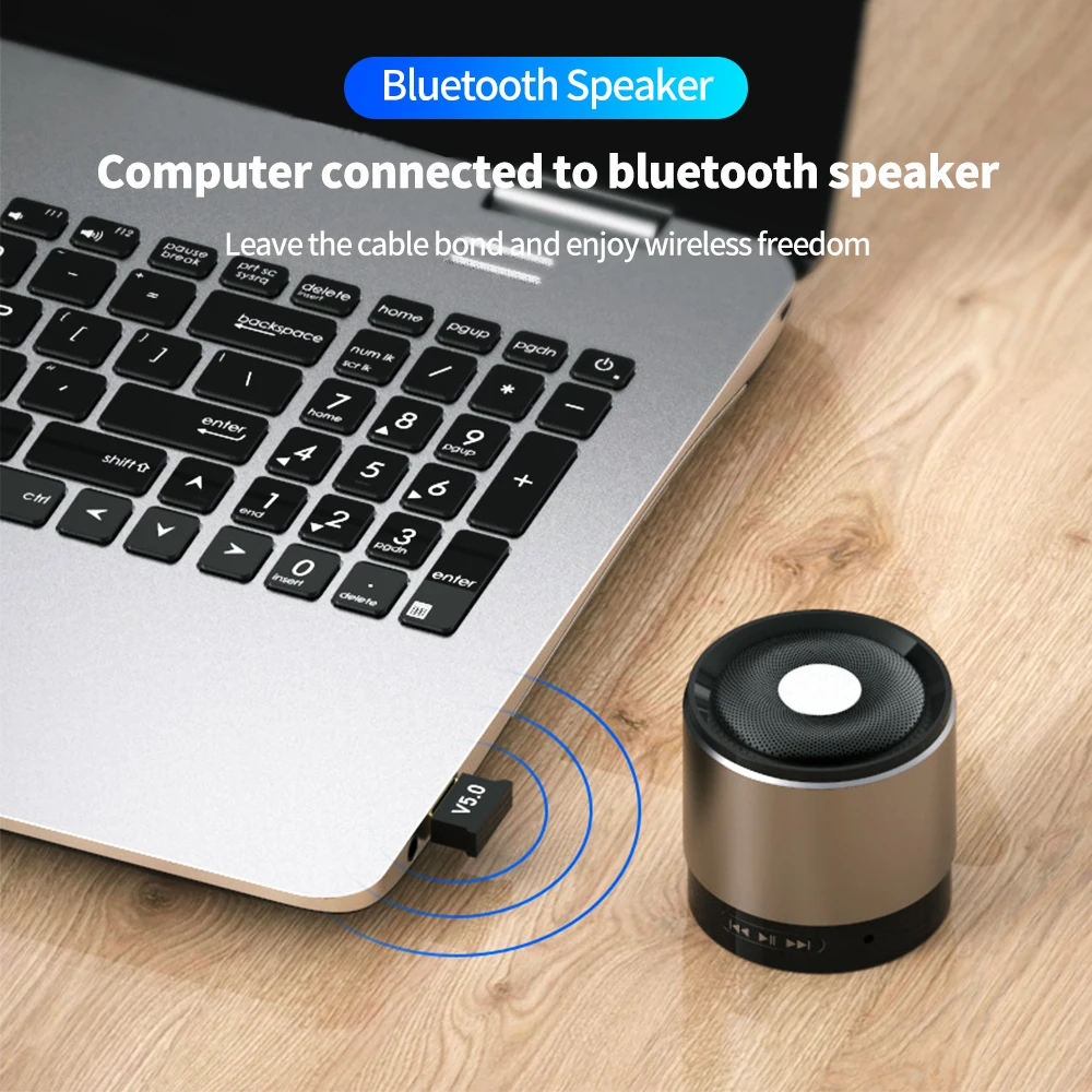 Bluetooth adapteri 5.0 usb darbvirsmas datoru, notebook 5.0 Bluetooth saņemšanu un nosūtīšanu adapteri datoru, bezvadu USB